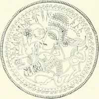 An illustration from Die altgermanische Thierornamentik : typologische Studie über germanische Metallgegenstände aus dem IV. bis IX. Jahrhundert, nebst einer Studie über irische Ornamentik (1904)