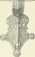 An illustration from Die altgermanische Thierornamentik : typologische Studie über germanische Metallgegenstände aus dem IV. bis IX. Jahrhundert, nebst einer Studie über irische Ornamentik (1904)