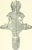 An illustration from Die altgermanische Thierornamentik : typologische Studie über germanische Metallgegenstände aus dem IV. bis IX. Jahrhundert, nebst einer Studie über irische Ornamentik (1904)