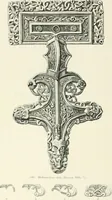 An illustration from Die altgermanische Thierornamentik : typologische Studie über germanische Metallgegenstände aus dem IV. bis IX. Jahrhundert, nebst einer Studie über irische Ornamentik (1904)