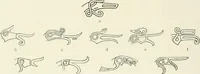 An illustration from Die altgermanische Thierornamentik : typologische Studie über germanische Metallgegenstände aus dem IV. bis IX. Jahrhundert, nebst einer Studie über irische Ornamentik (1904)