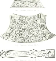 Picture 275 of 382 from Die altgermanische Thierornamentik : typologische Studie über germanische Metallgegenstände aus dem IV. bis IX. Jahrhundert, nebst einer Studie über irische Ornamentik (1904), leaf 270