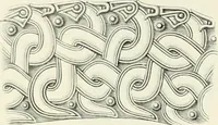 An illustration from Die altgermanische Thierornamentik : typologische Studie über germanische Metallgegenstände aus dem IV. bis IX. Jahrhundert, nebst einer Studie über irische Ornamentik (1904)