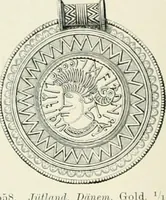 An illustration from Die altgermanische Thierornamentik : typologische Studie über germanische Metallgegenstände aus dem IV. bis IX. Jahrhundert, nebst einer Studie über irische Ornamentik (1904)