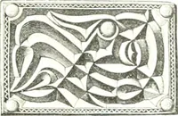 An illustration from Die altgermanische Thierornamentik : typologische Studie über germanische Metallgegenstände aus dem IV. bis IX. Jahrhundert, nebst einer Studie über irische Ornamentik (1904)