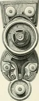 An illustration from Die altgermanische Thierornamentik : typologische Studie über germanische Metallgegenstände aus dem IV. bis IX. Jahrhundert, nebst einer Studie über irische Ornamentik (1904)