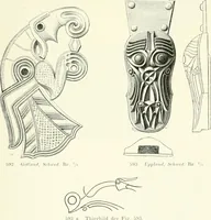An illustration from Die altgermanische Thierornamentik : typologische Studie über germanische Metallgegenstände aus dem IV. bis IX. Jahrhundert, nebst einer Studie über irische Ornamentik (1904)