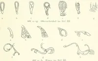 An illustration from Die altgermanische Thierornamentik : typologische Studie über germanische Metallgegenstände aus dem IV. bis IX. Jahrhundert, nebst einer Studie über irische Ornamentik (1904)