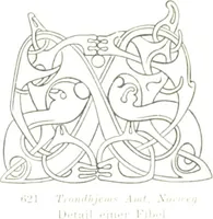 Picture 318 of 382 from Die altgermanische Thierornamentik : typologische Studie über germanische Metallgegenstände aus dem IV. bis IX. Jahrhundert, nebst einer Studie über irische Ornamentik (1904), leaf 306