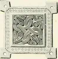 An illustration from Die altgermanische Thierornamentik : typologische Studie über germanische Metallgegenstände aus dem IV. bis IX. Jahrhundert, nebst einer Studie über irische Ornamentik (1904)