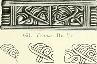 An illustration from Die altgermanische Thierornamentik : typologische Studie über germanische Metallgegenstände aus dem IV. bis IX. Jahrhundert, nebst einer Studie über irische Ornamentik (1904)