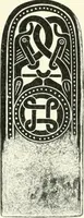 An illustration from Die altgermanische Thierornamentik : typologische Studie über germanische Metallgegenstände aus dem IV. bis IX. Jahrhundert, nebst einer Studie über irische Ornamentik (1904)