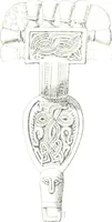 An illustration from Die altgermanische Thierornamentik : typologische Studie über germanische Metallgegenstände aus dem IV. bis IX. Jahrhundert, nebst einer Studie über irische Ornamentik (1904)