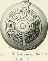 Picture 352 of 382 from Die altgermanische Thierornamentik : typologische Studie über germanische Metallgegenstände aus dem IV. bis IX. Jahrhundert, nebst einer Studie über irische Ornamentik (1904), leaf 333