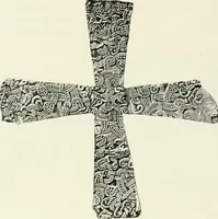 An illustration from Die altgermanische Thierornamentik : typologische Studie über germanische Metallgegenstände aus dem IV. bis IX. Jahrhundert, nebst einer Studie über irische Ornamentik (1904)