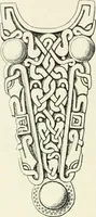 An illustration from Die altgermanische Thierornamentik : typologische Studie über germanische Metallgegenstände aus dem IV. bis IX. Jahrhundert, nebst einer Studie über irische Ornamentik (1904)