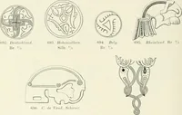 An illustration from Die altgermanische Thierornamentik : typologische Studie über germanische Metallgegenstände aus dem IV. bis IX. Jahrhundert, nebst einer Studie über irische Ornamentik (1904)