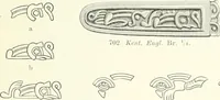 Picture 364 of 382 from Die altgermanische Thierornamentik : typologische Studie über germanische Metallgegenstände aus dem IV. bis IX. Jahrhundert, nebst einer Studie über irische Ornamentik (1904), leaf 346
