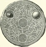 An illustration from Die altgermanische Thierornamentik : typologische Studie über germanische Metallgegenstände aus dem IV. bis IX. Jahrhundert, nebst einer Studie über irische Ornamentik (1904)