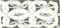 An illustration from Die altgermanische Thierornamentik : typologische Studie über germanische Metallgegenstände aus dem IV. bis IX. Jahrhundert, nebst einer Studie über irische Ornamentik (1904)