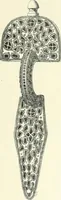 An illustration from Die altgermanische Thierornamentik : typologische Studie über germanische Metallgegenstände aus dem IV. bis IX. Jahrhundert, nebst einer Studie über irische Ornamentik (1904)