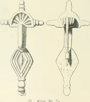 An illustration from Die altgermanische Thierornamentik : typologische Studie über germanische Metallgegenstände aus dem IV. bis IX. Jahrhundert, nebst einer Studie über irische Ornamentik (1904)