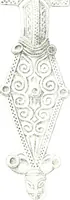 An illustration from Die altgermanische Thierornamentik : typologische Studie über germanische Metallgegenstände aus dem IV. bis IX. Jahrhundert, nebst einer Studie über irische Ornamentik (1904)