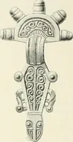 An illustration from Die altgermanische Thierornamentik : typologische Studie über germanische Metallgegenstände aus dem IV. bis IX. Jahrhundert, nebst einer Studie über irische Ornamentik (1904)