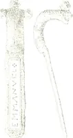 An illustration from Die altgermanische Thierornamentik : typologische Studie über germanische Metallgegenstände aus dem IV. bis IX. Jahrhundert, nebst einer Studie über irische Ornamentik (1904)