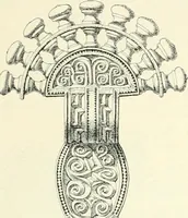 An illustration from Die altgermanische Thierornamentik : typologische Studie über germanische Metallgegenstände aus dem IV. bis IX. Jahrhundert, nebst einer Studie über irische Ornamentik (1904)
