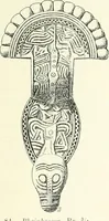 An illustration from Die altgermanische Thierornamentik : typologische Studie über germanische Metallgegenstände aus dem IV. bis IX. Jahrhundert, nebst einer Studie über irische Ornamentik (1904)