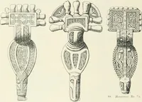 An illustration from Die altgermanische Thierornamentik : typologische Studie über germanische Metallgegenstände aus dem IV. bis IX. Jahrhundert, nebst einer Studie über irische Ornamentik (1904)
