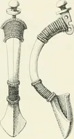 An illustration from Die altgermanische Thierornamentik : typologische Studie über germanische Metallgegenstände aus dem IV. bis IX. Jahrhundert, nebst einer Studie über irische Ornamentik (1904)