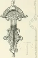 An illustration from Die altgermanische Thierornamentik : typologische Studie über germanische Metallgegenstände aus dem IV. bis IX. Jahrhundert, nebst einer Studie über irische Ornamentik (1904)