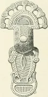 An illustration from Die altgermanische Thierornamentik : typologische Studie über germanische Metallgegenstände aus dem IV. bis IX. Jahrhundert, nebst einer Studie über irische Ornamentik (1904)