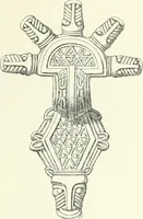 An illustration from Die altgermanische Thierornamentik : typologische Studie über germanische Metallgegenstände aus dem IV. bis IX. Jahrhundert, nebst einer Studie über irische Ornamentik (1904)
