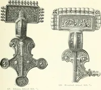 An illustration from Die altgermanische Thierornamentik : typologische Studie über germanische Metallgegenstände aus dem IV. bis IX. Jahrhundert, nebst einer Studie über irische Ornamentik (1904)
