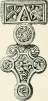 An illustration from Die altgermanische Thierornamentik : typologische Studie über germanische Metallgegenstände aus dem IV. bis IX. Jahrhundert, nebst einer Studie über irische Ornamentik (1904)