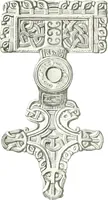 An illustration from Die altgermanische Thierornamentik : typologische Studie über germanische Metallgegenstände aus dem IV. bis IX. Jahrhundert, nebst einer Studie über irische Ornamentik (1904)