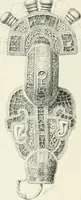 An illustration from Die altgermanische Thierornamentik : typologische Studie über germanische Metallgegenstände aus dem IV. bis IX. Jahrhundert, nebst einer Studie über irische Ornamentik (1904)