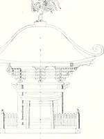 An illustration from Die Architektur der Kultbauten Japans (1907)