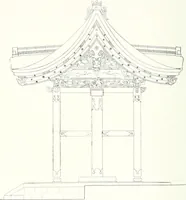 An illustration from Die Architektur der Kultbauten Japans (1907)