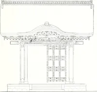 An illustration from Die Architektur der Kultbauten Japans (1907)