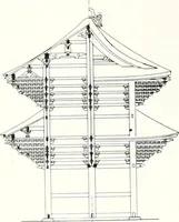 An illustration from Die Architektur der Kultbauten Japans (1907)