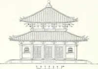 An illustration from Die Architektur der Kultbauten Japans (1907)