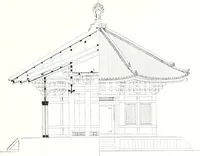 An illustration from Die Architektur der Kultbauten Japans (1907)