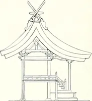 An illustration from Die Architektur der Kultbauten Japans (1907)