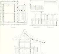 An illustration from Die Architektur der Kultbauten Japans (1907)