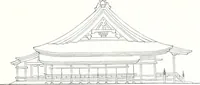 An illustration from Die Architektur der Kultbauten Japans (1907)