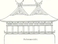 An illustration from Die Architektur der Kultbauten Japans (1907)